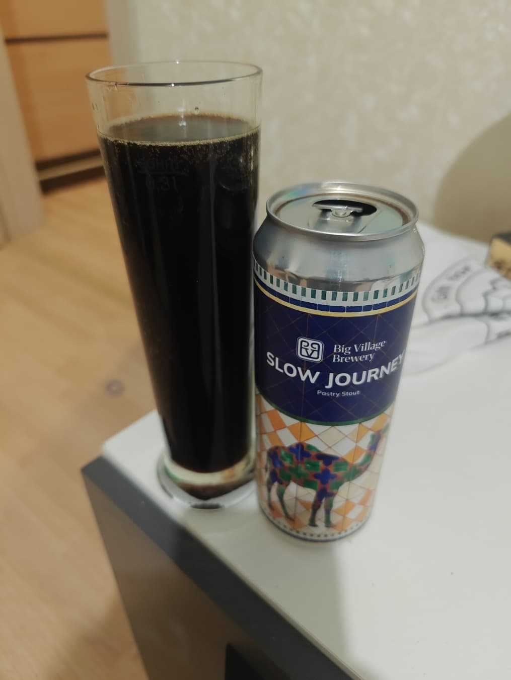 Пиво Big Village Brewery в бокале