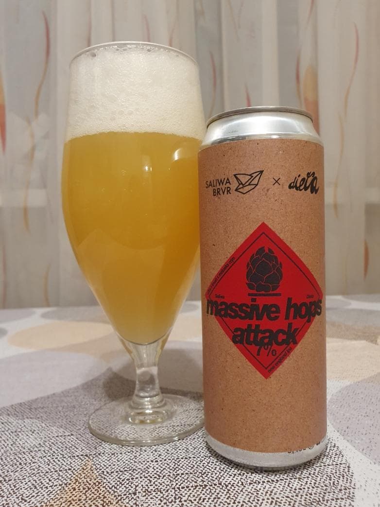 Пиво Saliwa в подаче