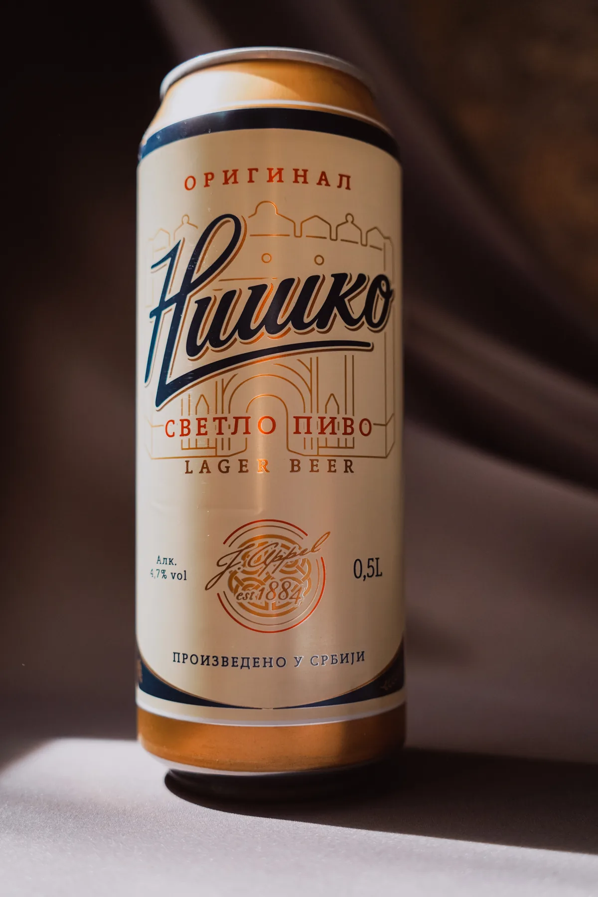 Niško Lager в банке в поставке World Beer Traditions